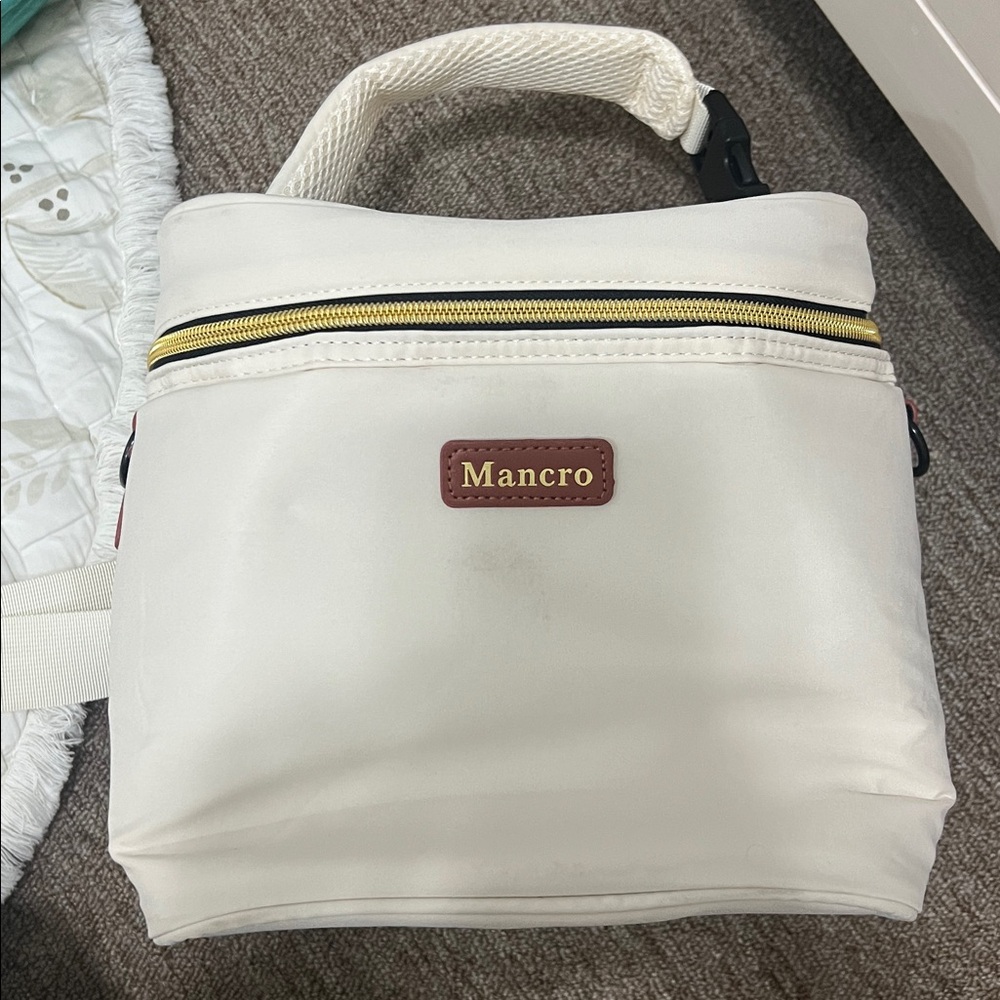 Mancro White bottle cooler bag